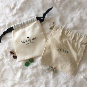 Colorful Spring Earrings by Kate Spade AND J Crew.
